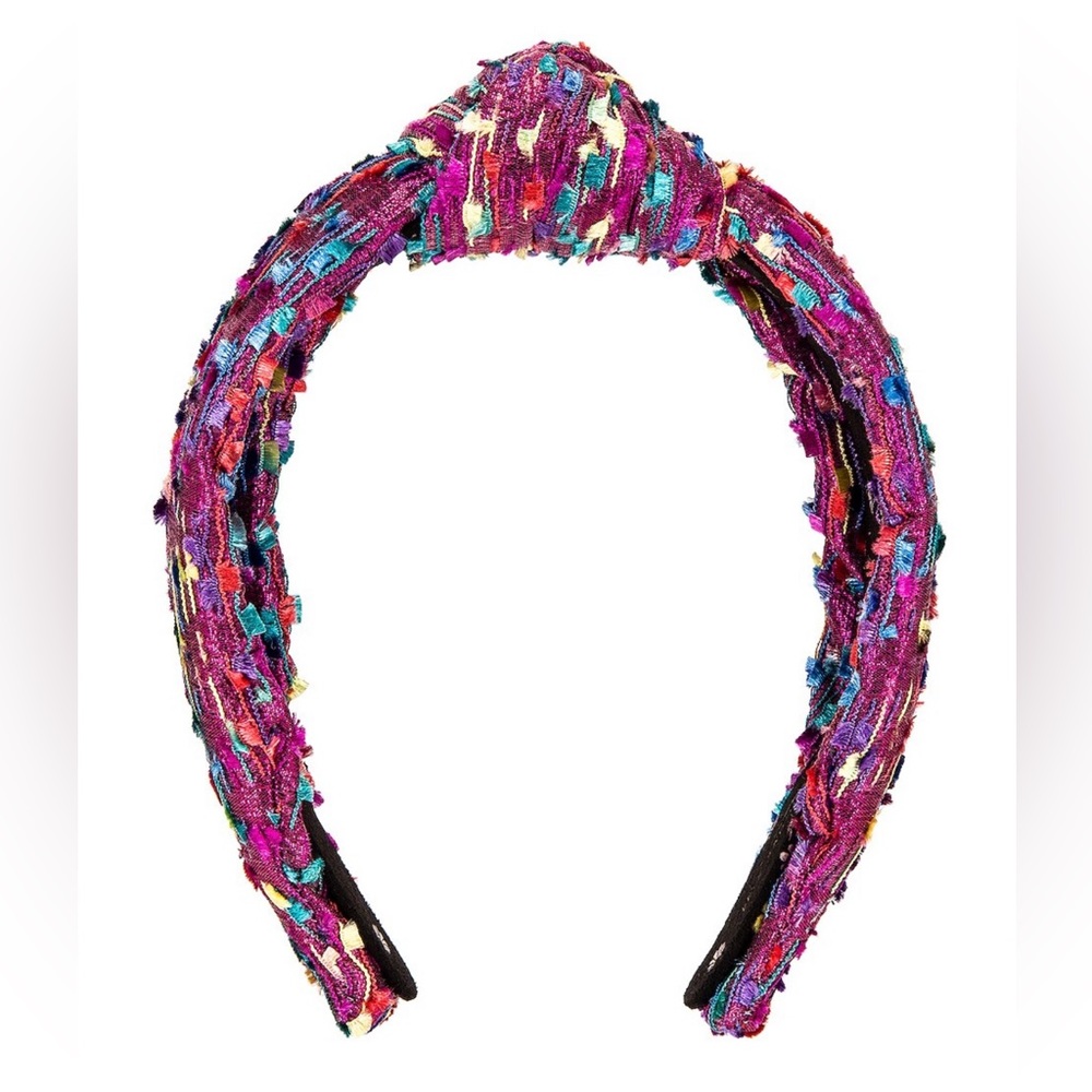 Lele Sadoughi Shimmer confetti knotted headband